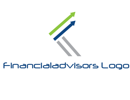 letter k in arrows finance logo