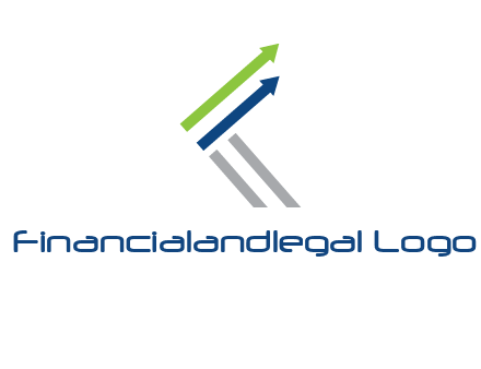 letter k in arrows finance logo