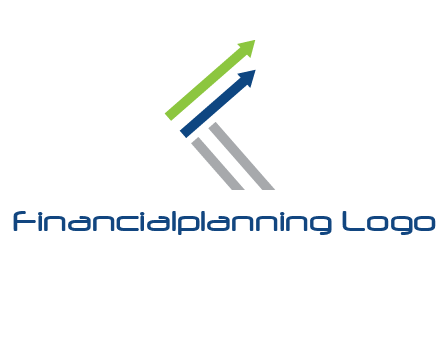 letter k in arrows finance logo