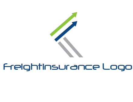 letter k in arrows finance logo