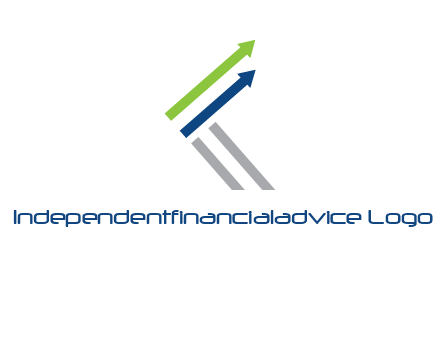 letter k in arrows finance logo