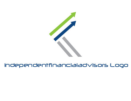 letter k in arrows finance logo