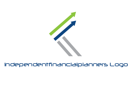 letter k in arrows finance logo