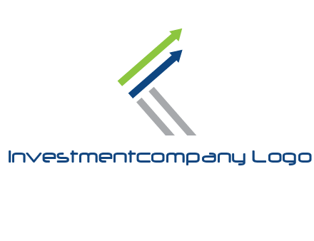 letter k in arrows finance logo