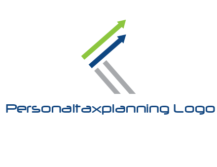 letter k in arrows finance logo