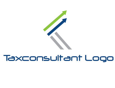 letter k in arrows finance logo