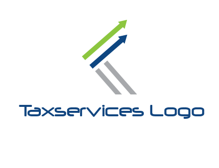letter k in arrows finance logo