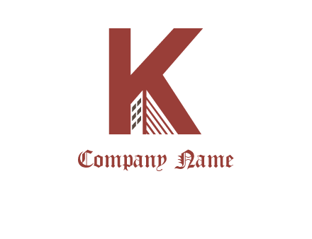 letter k building logo