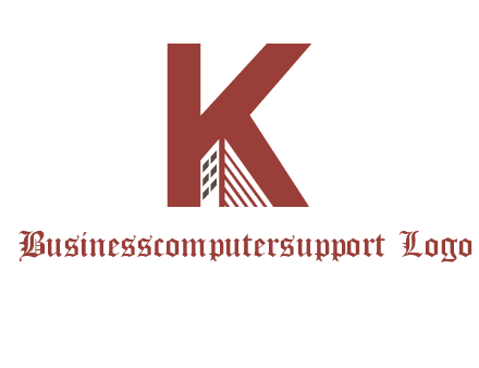 letter k building logo