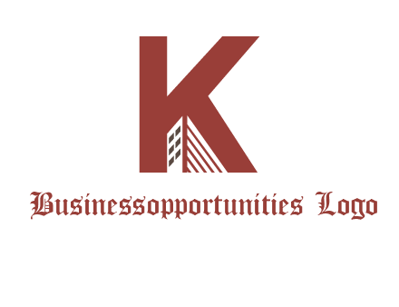 letter k building logo