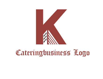 letter k building logo