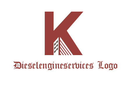 letter k building logo