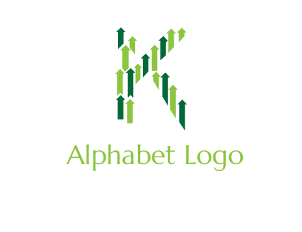 letter k arrows logo