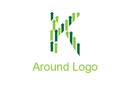 letter k arrows logo