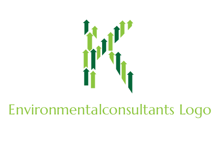 letter k arrows logo
