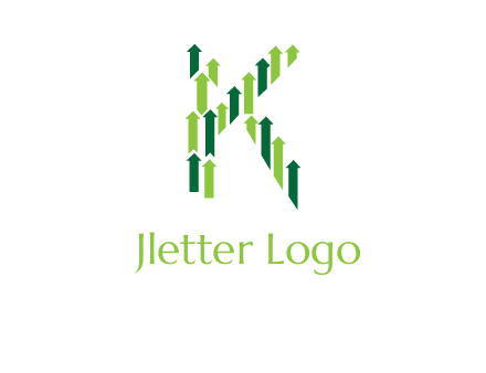 letter k arrows logo