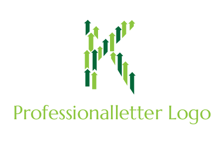 letter k arrows logo
