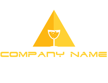 letter a pyramid logo