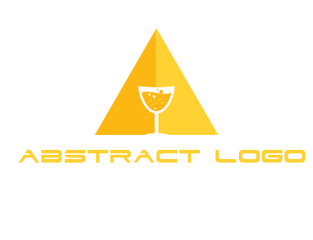 letter a pyramid logo