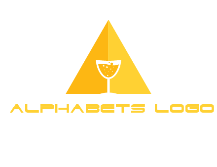 letter a pyramid logo