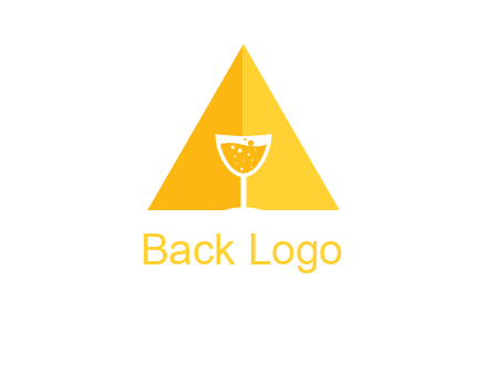 letter a pyramid logo