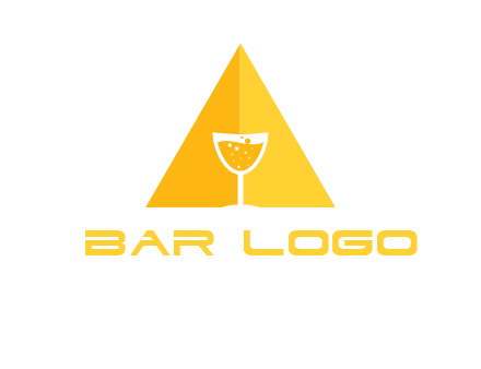 letter a pyramid logo