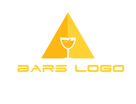 letter a pyramid logo