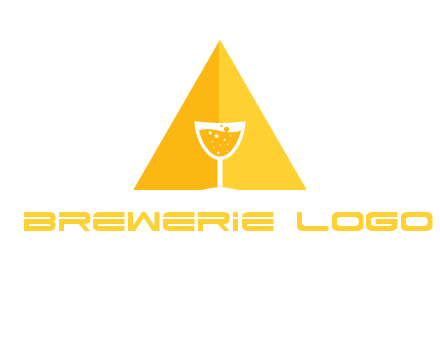letter a pyramid logo