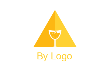letter a pyramid logo