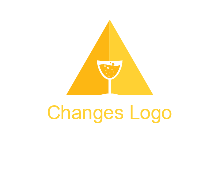 letter a pyramid logo