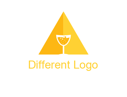 letter a pyramid logo