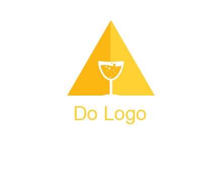 letter a pyramid logo