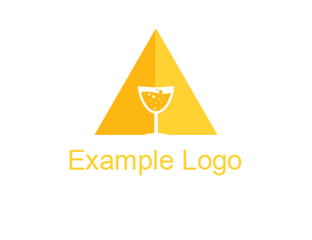letter a pyramid logo