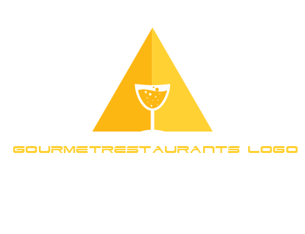 letter a pyramid logo
