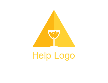 letter a pyramid logo