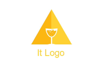 letter a pyramid logo