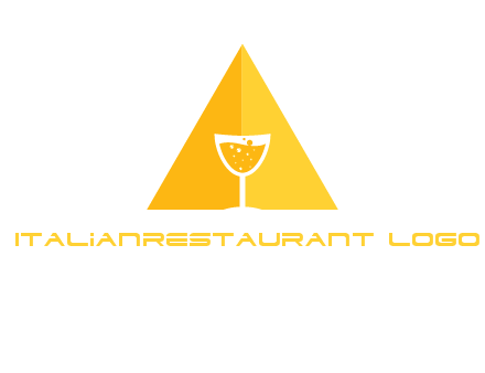 letter a pyramid logo