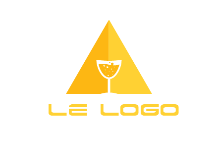 letter a pyramid logo