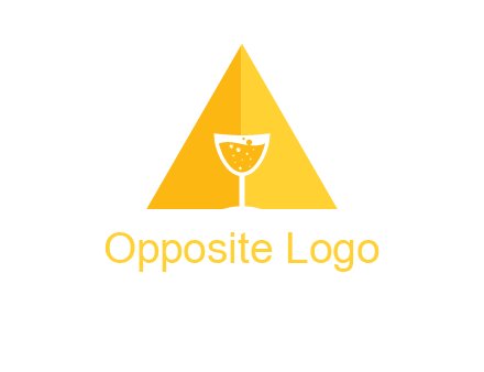 letter a pyramid logo