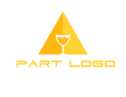 letter a pyramid logo