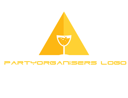 letter a pyramid logo