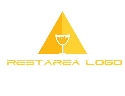 letter a pyramid logo