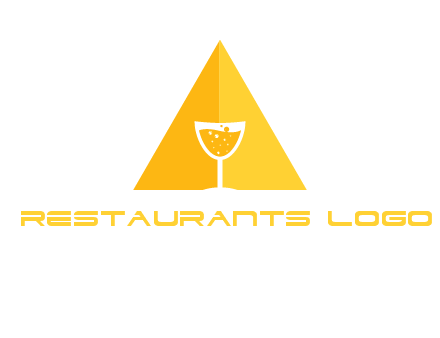 letter a pyramid logo