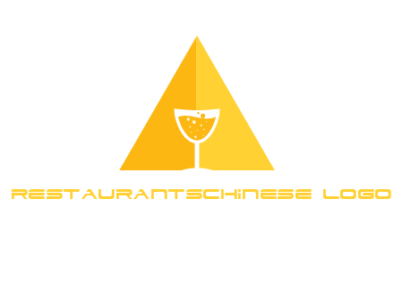 letter a pyramid logo