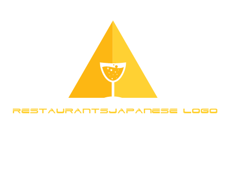 letter a pyramid logo