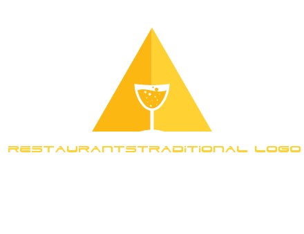 letter a pyramid logo