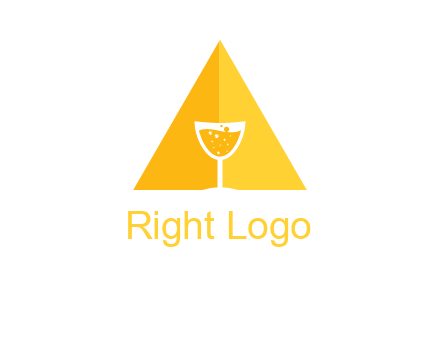 letter a pyramid logo