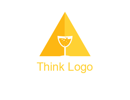 letter a pyramid logo