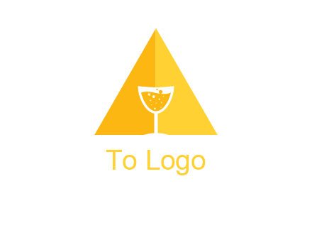 letter a pyramid logo