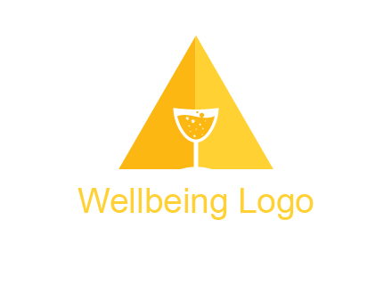 letter a pyramid logo